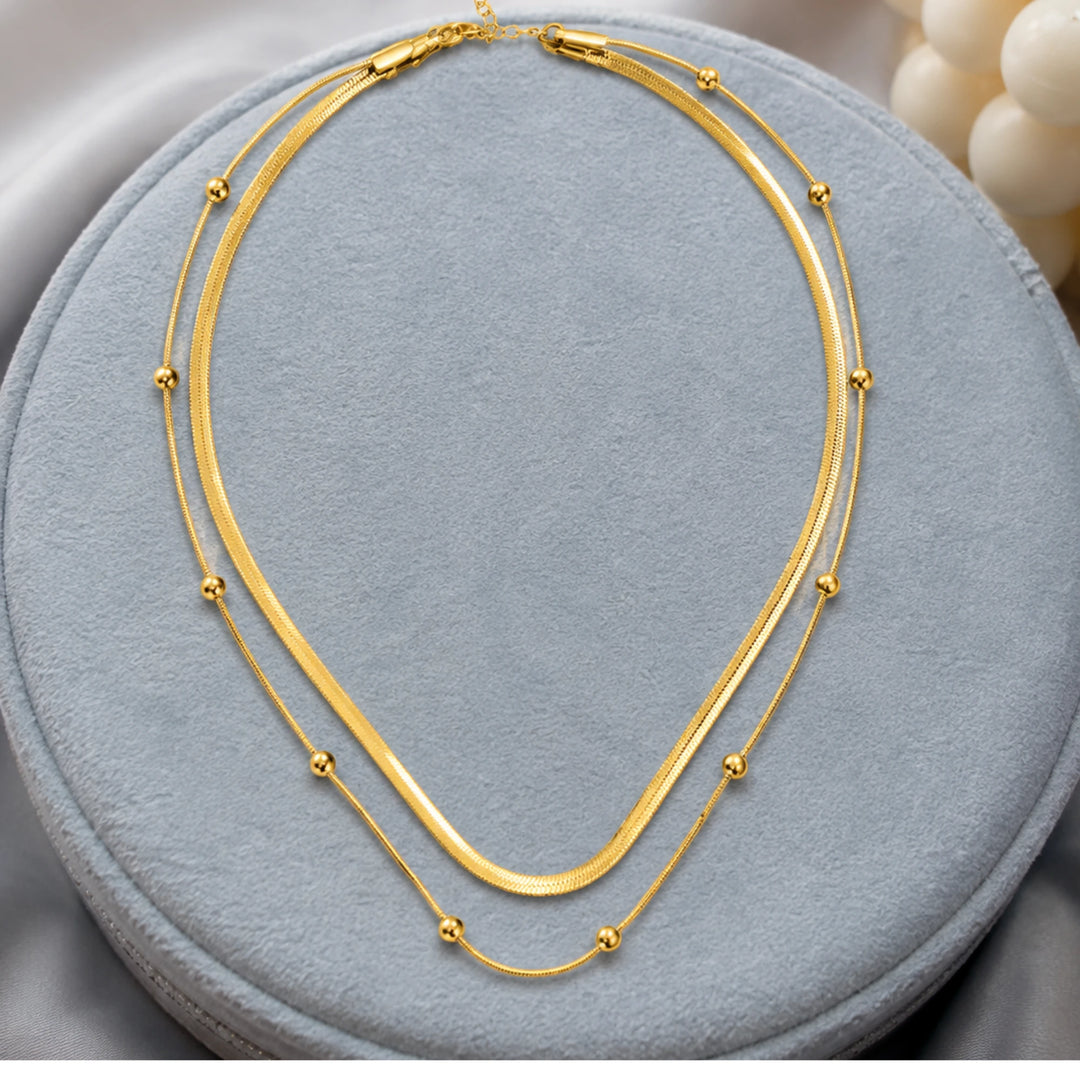 Formal layered pendant