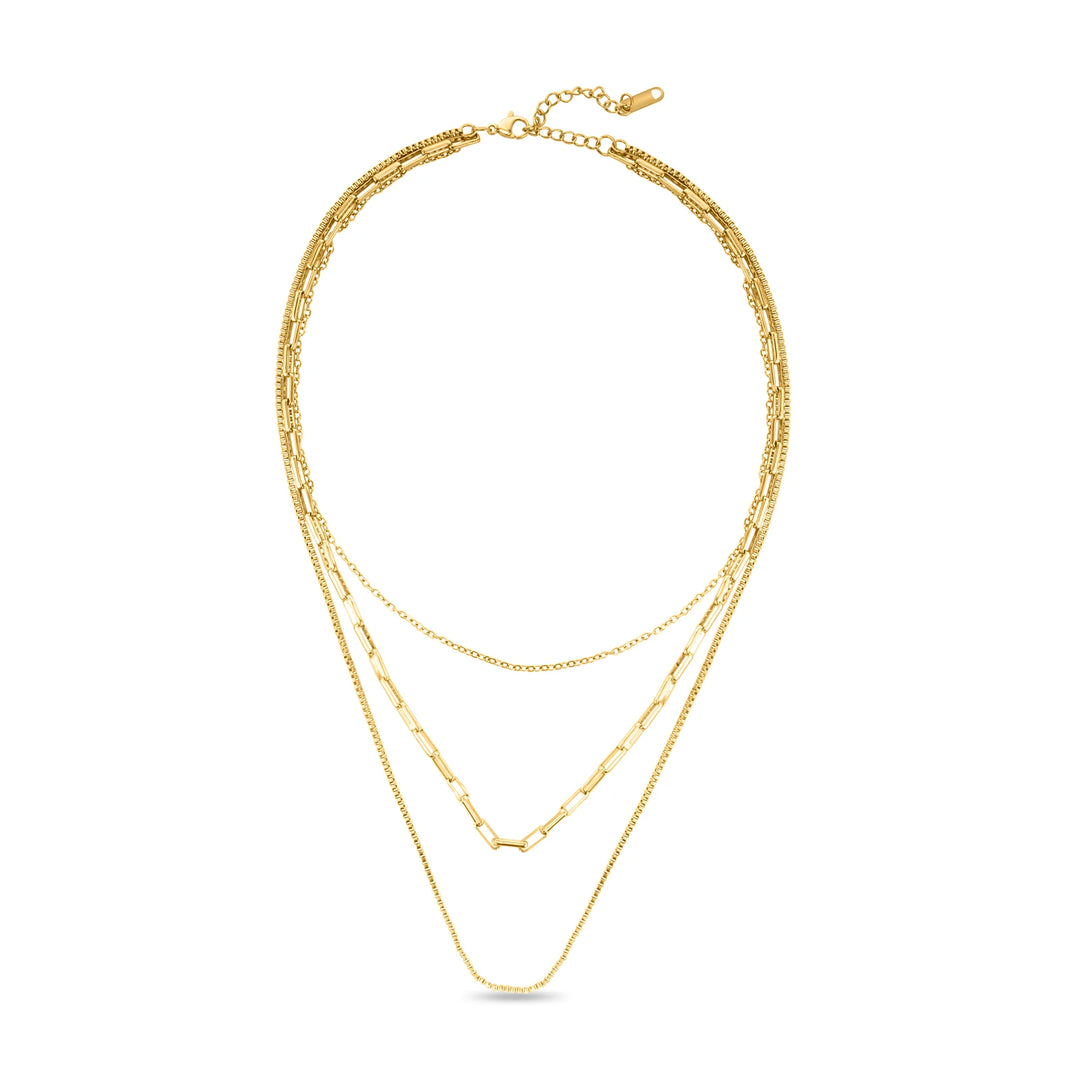 Triple - layer necklace