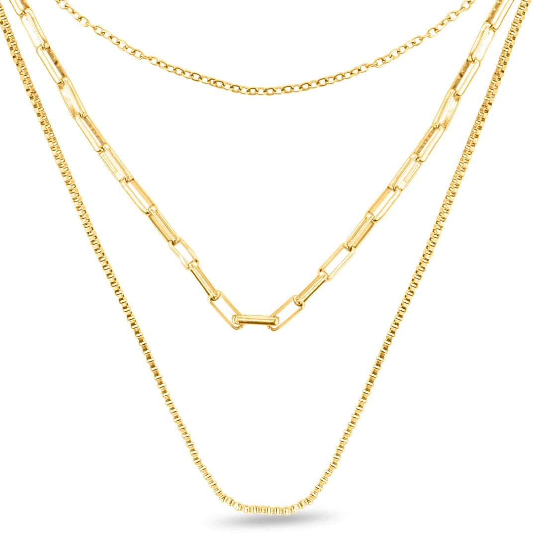 Triple - layer necklace