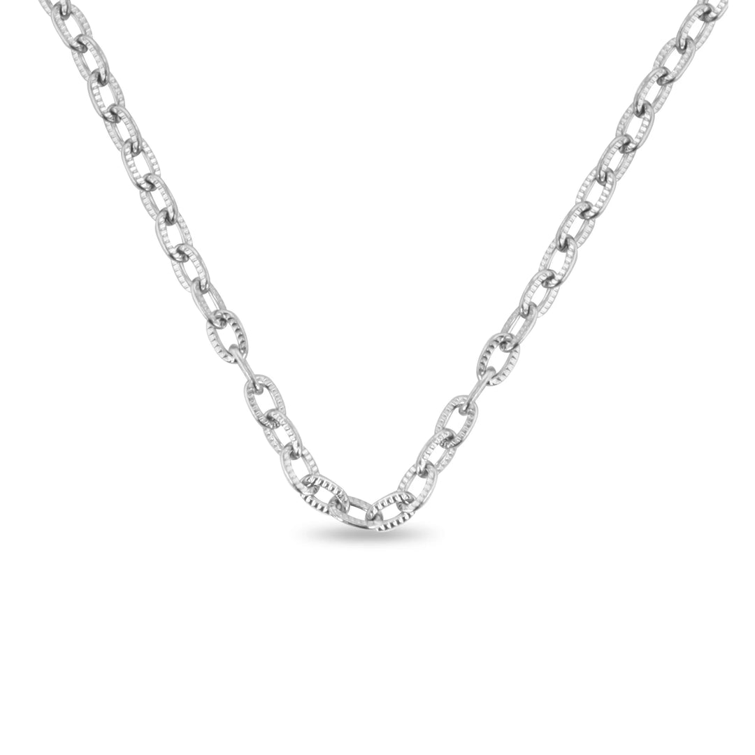 Silver chain necklace