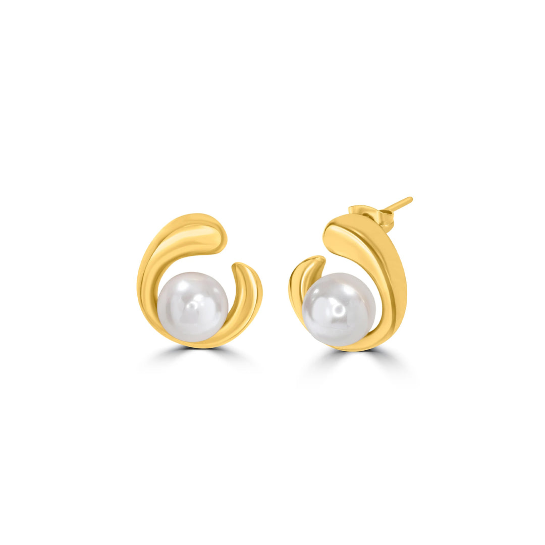 Pearl Orbit Earrings