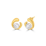 Load image into Gallery viewer, Pearl Orbit Earrings
