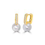 Load image into Gallery viewer, Pearl Dangle Earrings

