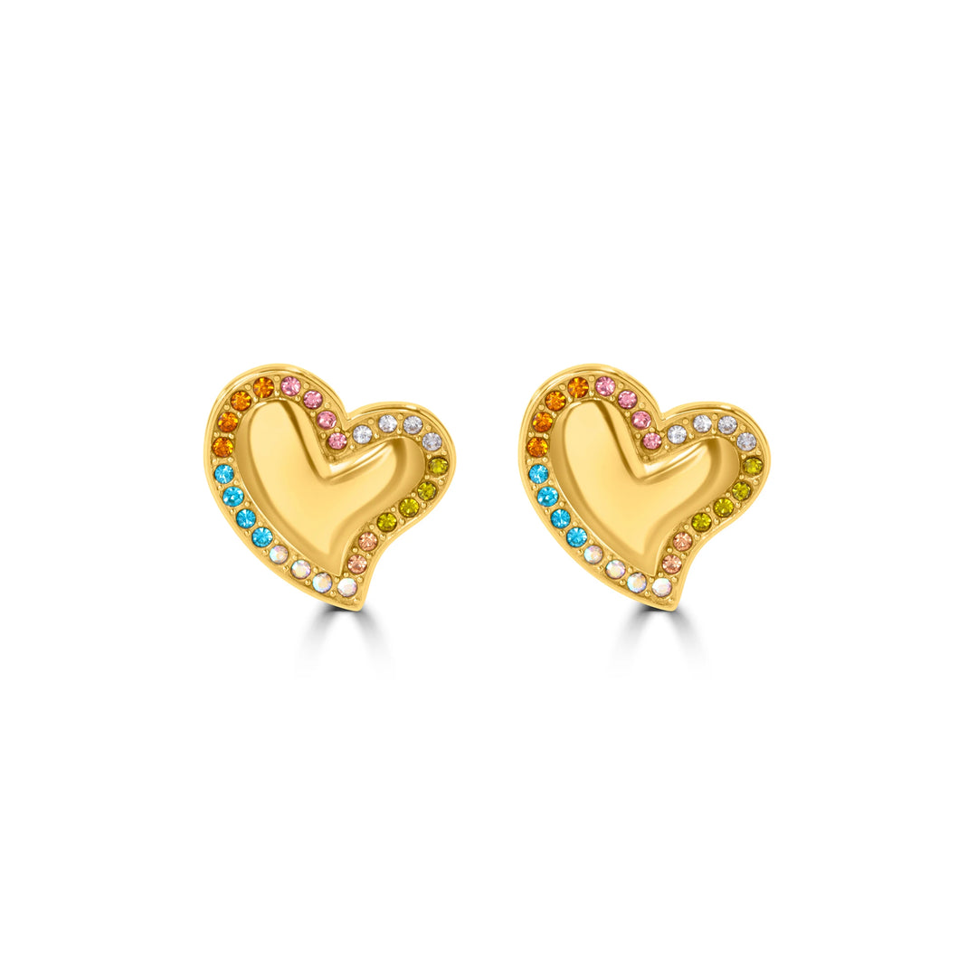 Candy Heart Multi-Color Earrings