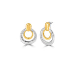 Load image into Gallery viewer, Bicolor Hoop Earrings
