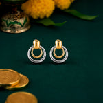 Load image into Gallery viewer, Bicolor Hoop Earrings
