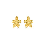 Load image into Gallery viewer, Textured Floral Stud Earrings
