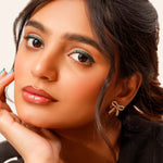 Load image into Gallery viewer, Crystal Bow Stud Earrings
