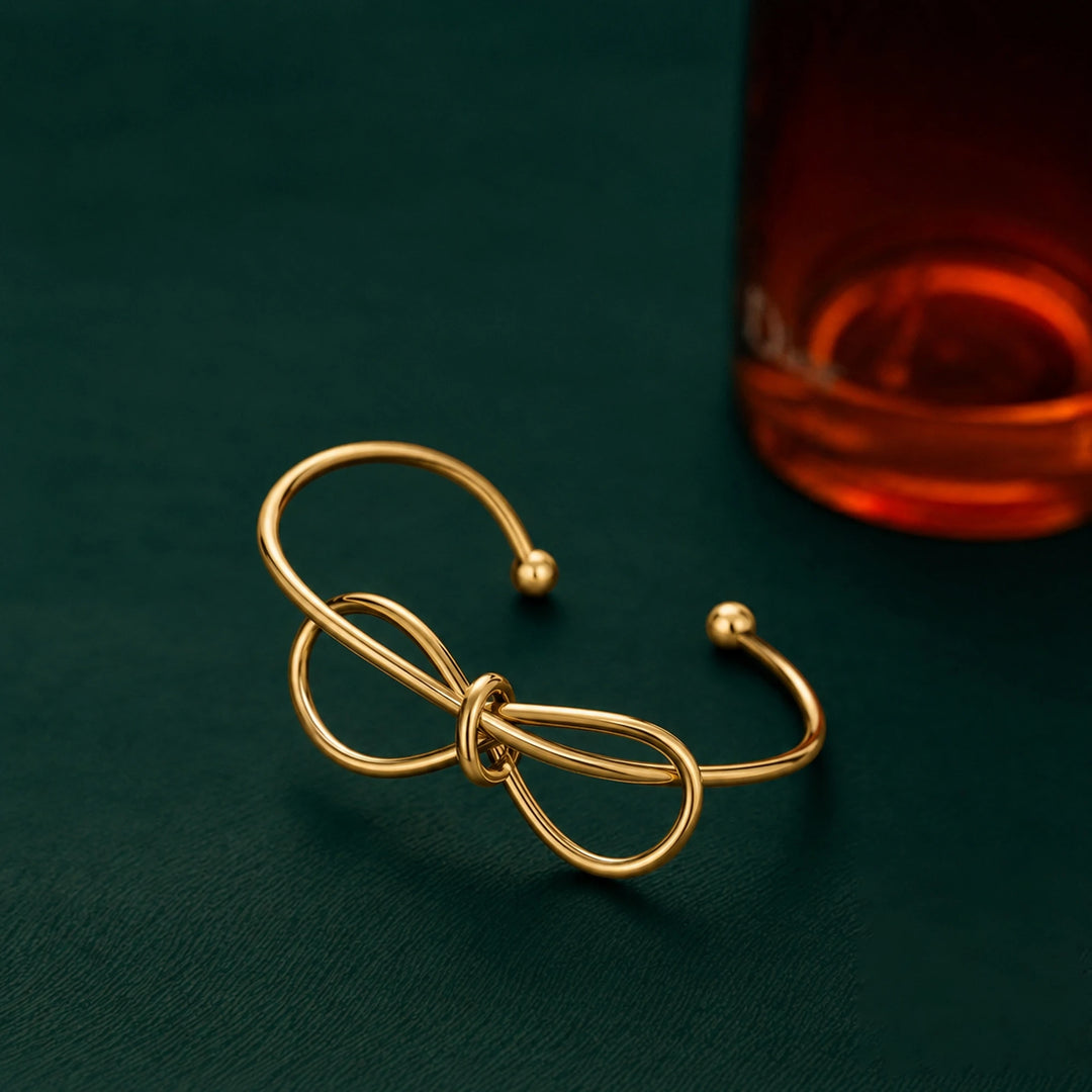 Bow Knot Cuff Bracelet
