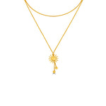 Load image into Gallery viewer, sunburst bolo slider necklace
