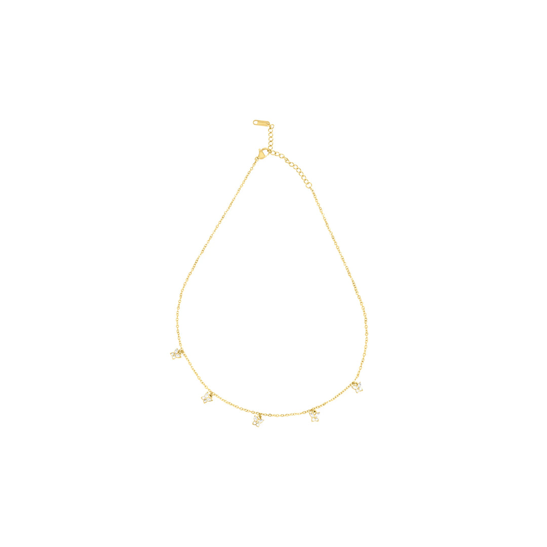 Butterfly charm necklace