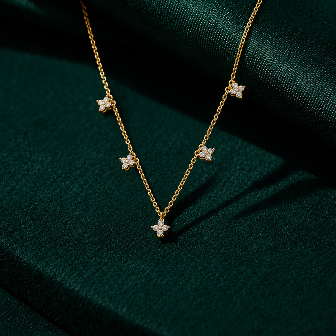 Butterfly charm necklace