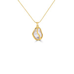 Load image into Gallery viewer, cage pearl pendant necklace
