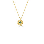 Load image into Gallery viewer, sculpted rose pendant
