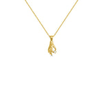 Load image into Gallery viewer, Crystal hand pendant (white)
