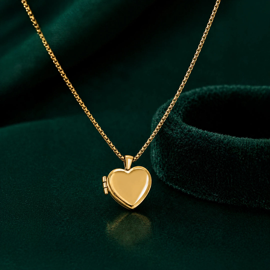 Memory heart necklace