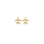 Load image into Gallery viewer, Mini Airplane Earrings
