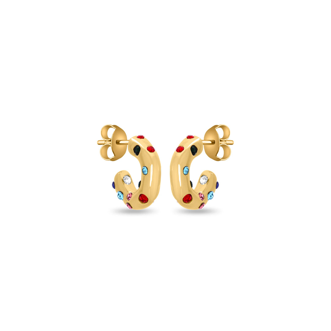 Mixed Crystal Hoops