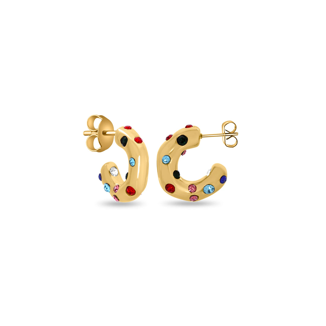 Mixed Crystal Hoops