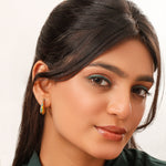 Load image into Gallery viewer, Multishade Half Hoop Earrings

