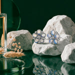 Load image into Gallery viewer, Silver Flower Stud Earrings
