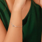 Load image into Gallery viewer, Silver Heartleaf Bracelet
