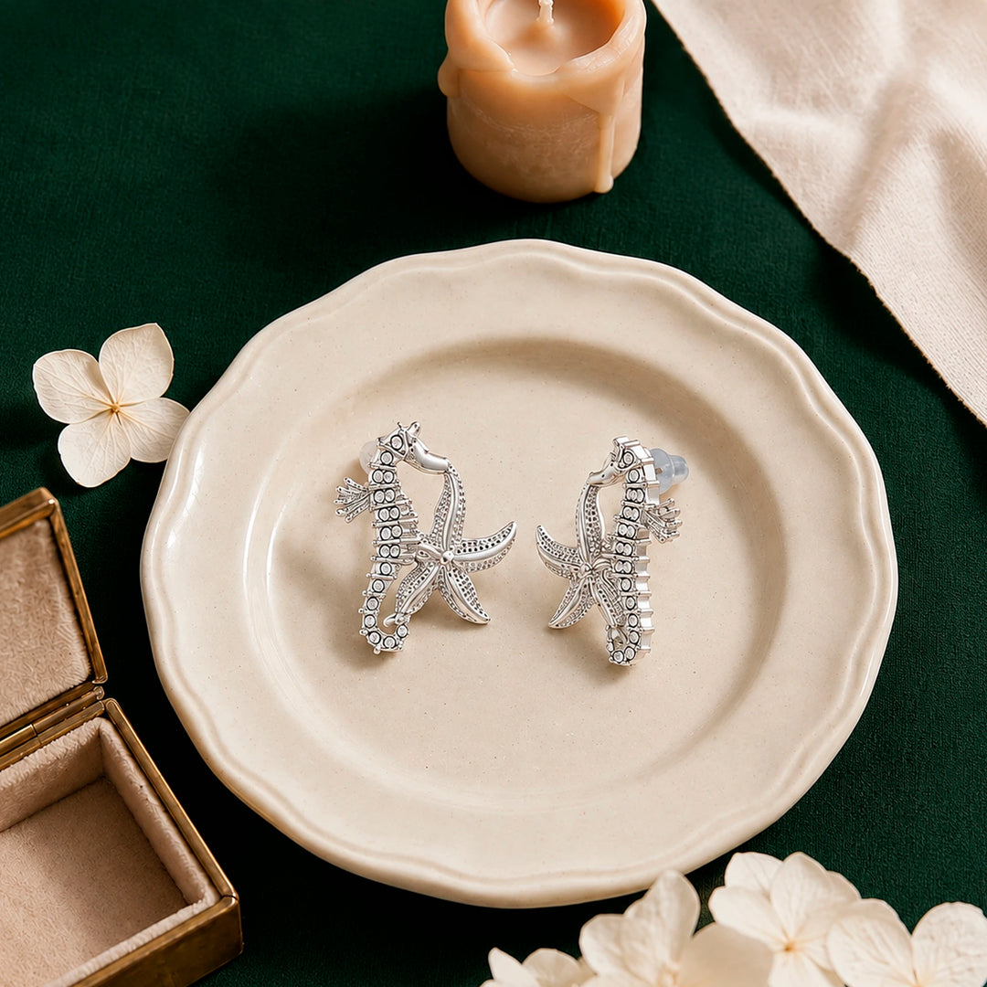 Starfish Seahorse Earrings