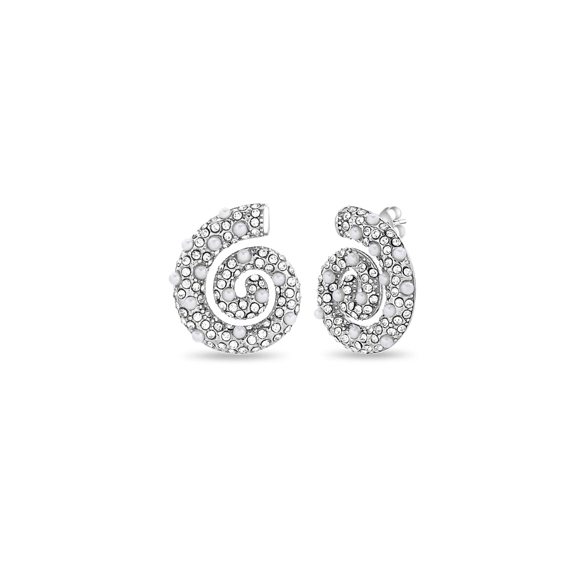 Sterling silver circle earrings