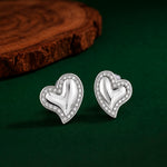 Load image into Gallery viewer, Sweetheart silver Drop Earrings
