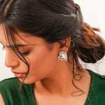 Load image into Gallery viewer, Sweetheart silver Drop Earrings
