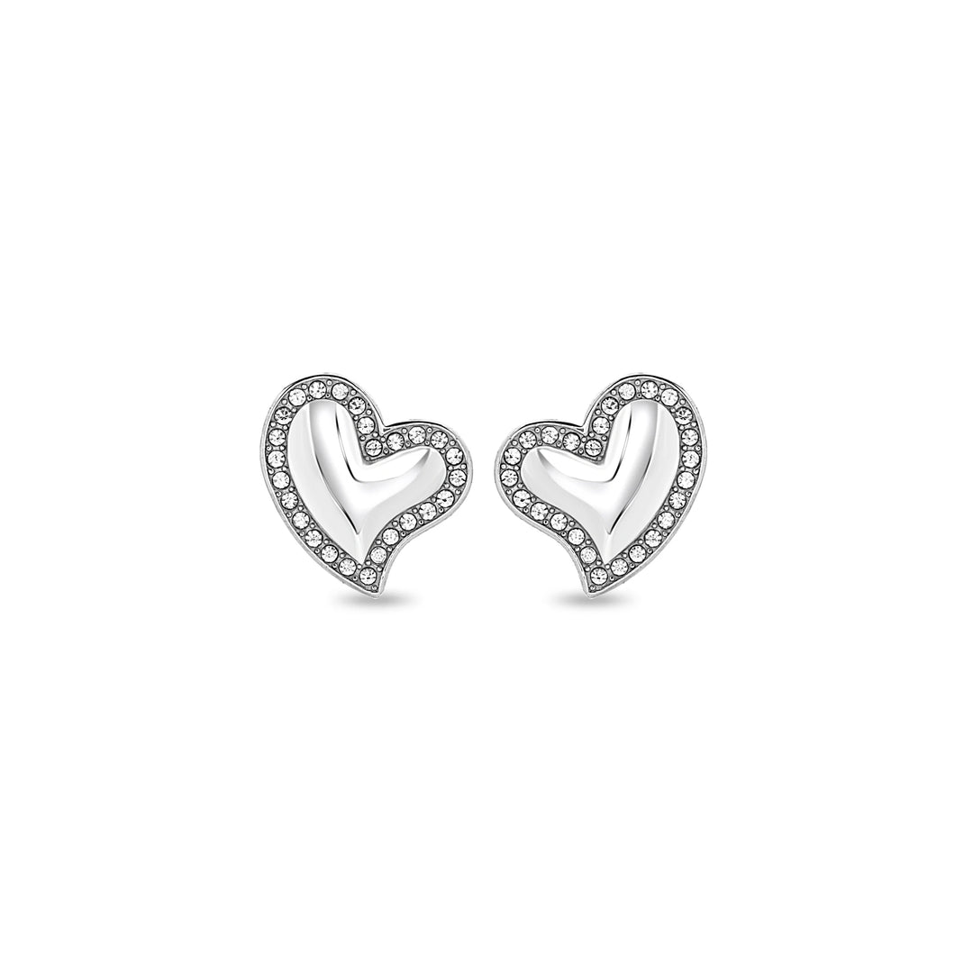 Sweetheart silver Drop Earrings