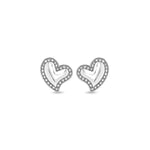 Load image into Gallery viewer, Sweetheart silver Drop Earrings
