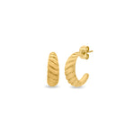 Load image into Gallery viewer, Twisted Croissant Earrings
