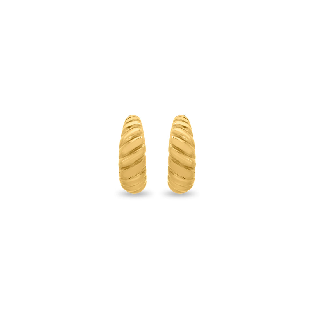 Twisted Croissant Earrings