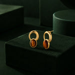 Load image into Gallery viewer, Tiger's Eye Earrings
