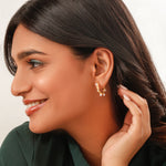 Load image into Gallery viewer, White Pearl Drop Earrings
