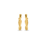 Load image into Gallery viewer, Zig Zag Gold Hoop Earrings
