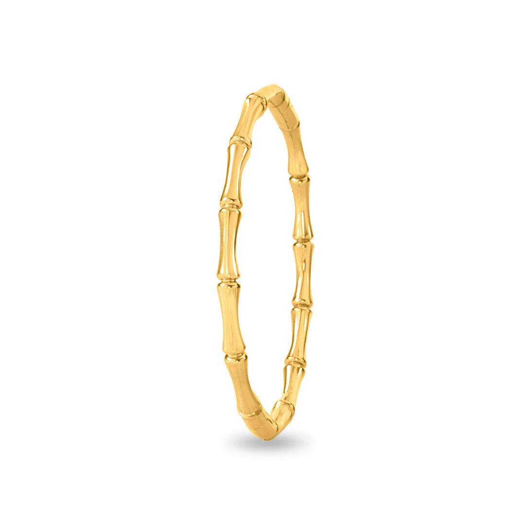 bamboo-inspired bangle (gold)